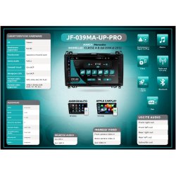 JF Sound android radio til Mercedes diverse modeller