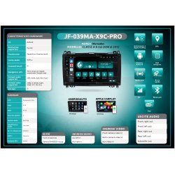 JF Sound multimedia system til Mercedes diverse modeller. 