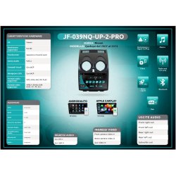 JF Sound android radio til Nissan Qashqai - 2007-2013 - 360 kamera