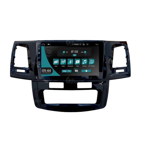 JF Sound android radio til Toyota Hilux med nav. og bakkamera 2007 til 2015