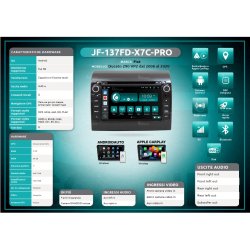 JF Sound multimedia system til Fiat Ducato 290, Citroen Jumper og Peugeot Boxer