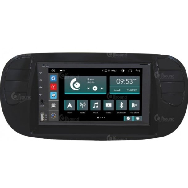 JF Sound multimedia system til Fiat 500, rgang 2007 > 2015