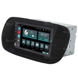 JF Sound multimedia system til Fiat 500 - 2007-2015 - mat sort interir