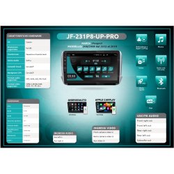 JF Sound android radio til Peugeot 208 & 2008 - 2012-2019