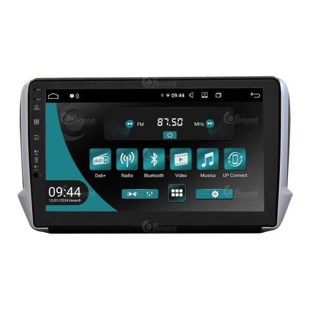 JF Sound android radio til Peugeot 208 & 2008 - 2012-2019