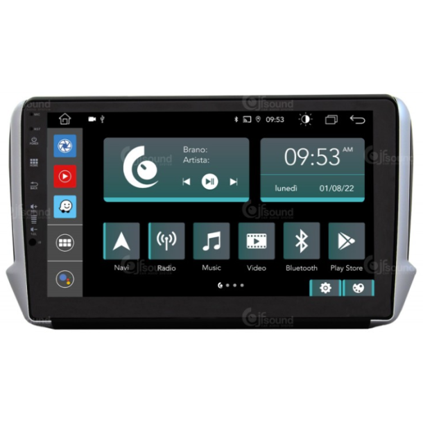 JF Sound multimedia system til Peugeot 208/2008