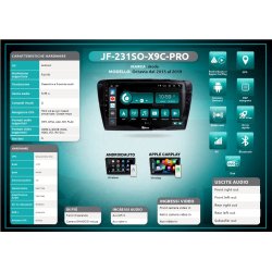 JF Sound multimedia system til Skoda Octavia - 2014-2019