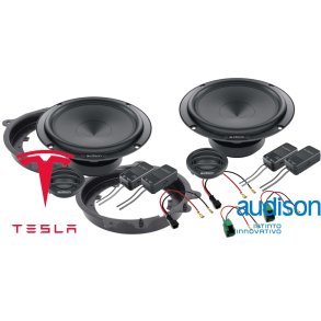 Audison hjttalerpakke Tesla Model 3 og Y, front, 2-vejs