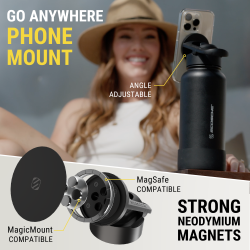 Magicmount FLASK drikkedunk - magsafe - 22oz - 0,65l - sort