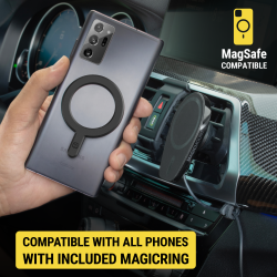 Magicmount telefonholder med Qi lader magsafe telefonholder - Dash/Vent