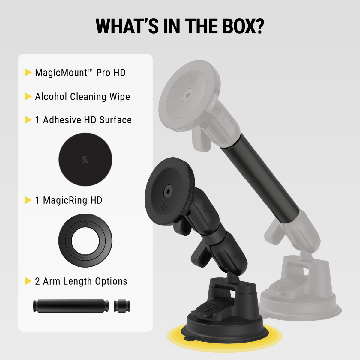 Magic Mount Pro HD Window/Dash - Universal mobilholdere - DC ...