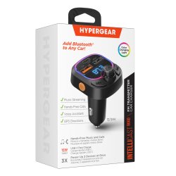 Hypergear INTELLICAST FM trasmitter med billader - 15w