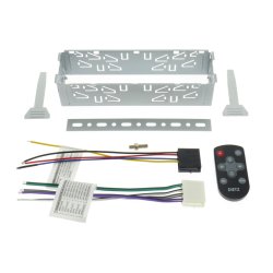 Retro bilradio med MP3, USB, RDS, AUX, DAB+ & Bluetooth - Sort