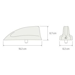 MTA/Calearo Shark 3, FM/AM/DAB/DAB+/GPS/Wi-Fi