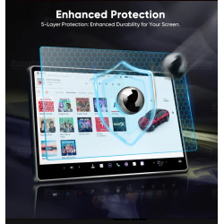 Skrmbeskytter i MAT hrdet glas til begge skrme - Tesla 3 &#34;Highland&#34;