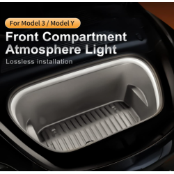 Hvid LED lysstribe til frunk - Tesla 3/Y