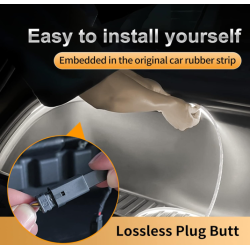 Hvid LED lysstribe til frunk - Tesla 3/Y