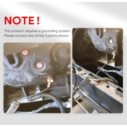 Hvid LED lysstribe til frunk - Tesla 3/Y