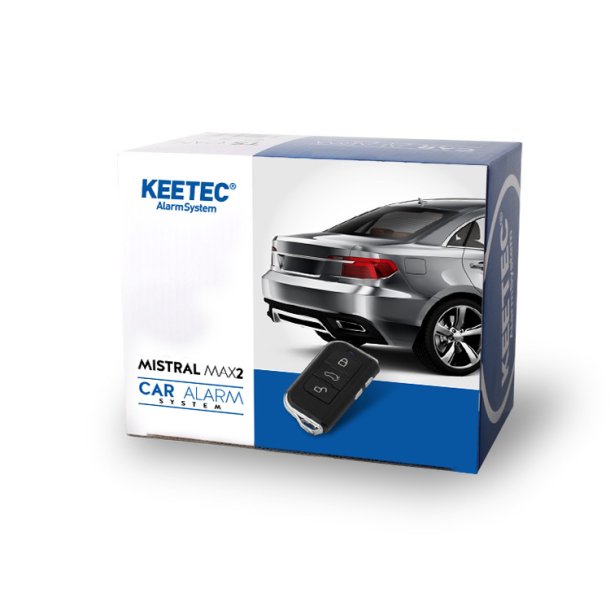 Keetec analog alarm med 2 fjernbetjeninger