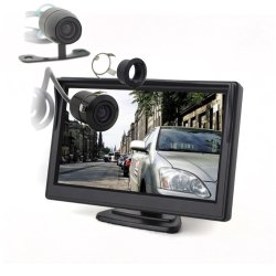 5&#34; monitor st inkl. bakkamera og 12m kabel