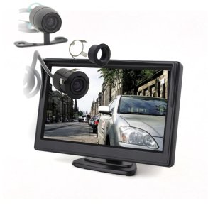 5" monitor st inkl. bakkamera og 6m kabel