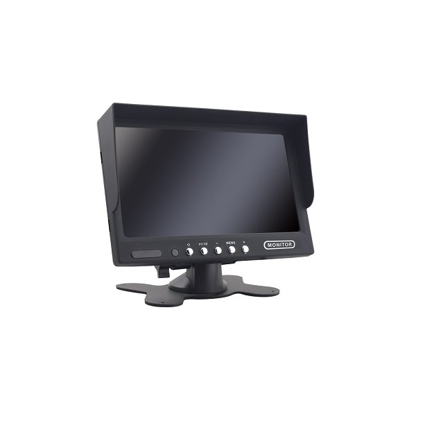 Keetec 7" TFT monitor med 2 AV indgange