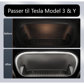 Hvid LED lysstribe til frunk - Tesla 3/Y