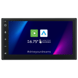 Phonocar - 2-DIN bilradio med Apple CarPlay & Android Auto og DAB+