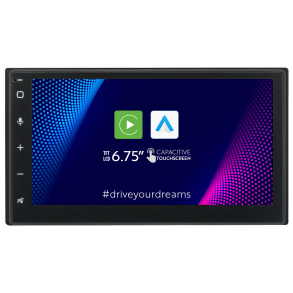 Phonocar - 2-DIN bilradio med Apple CarPlay & Android Auto og DAB+