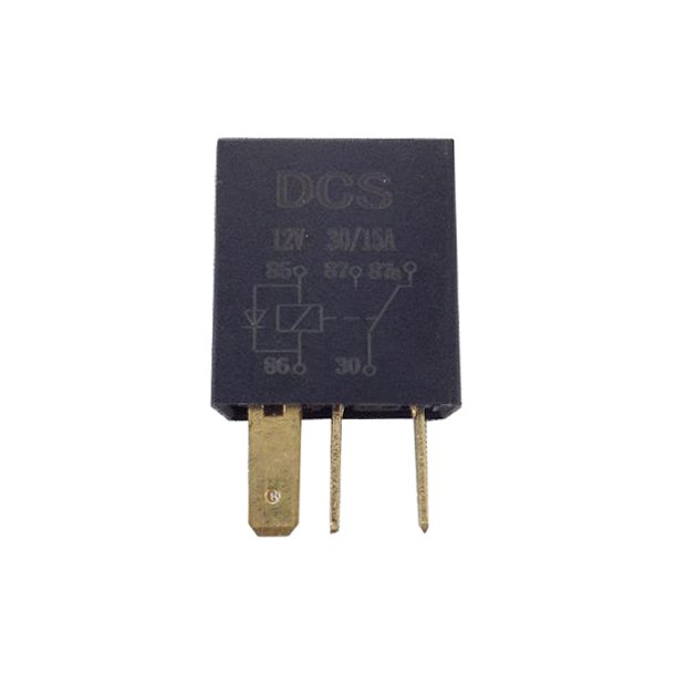 Microrel - 12V 5Pin med diode - 30/15A