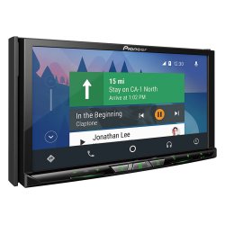 Pioneer 2-DIN bilradio med trdls Apple CarPlay & Android Auto & Navigation