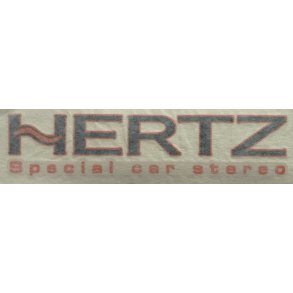 Hertz sticker - Special Car Stereo, 192X40mm