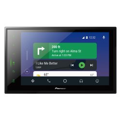 Pioneer enkelt DIN - UNI - med 8&#34; skrm med Apple CarPlay/Android Auto