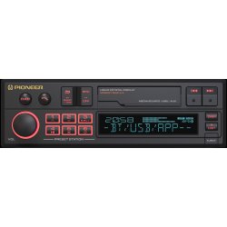 Pioneer Retroradio 4x50W, USB, Bluetooth, DAB