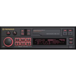 Pioneer Retroradio 4x50W, USB, Bluetooth, DAB