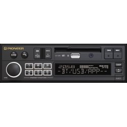 Pioneer Retroradio 4x50W, USB, Bluetooth, DAB