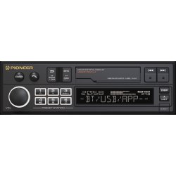 Pioneer Retroradio 4x50W, USB, Bluetooth, DAB